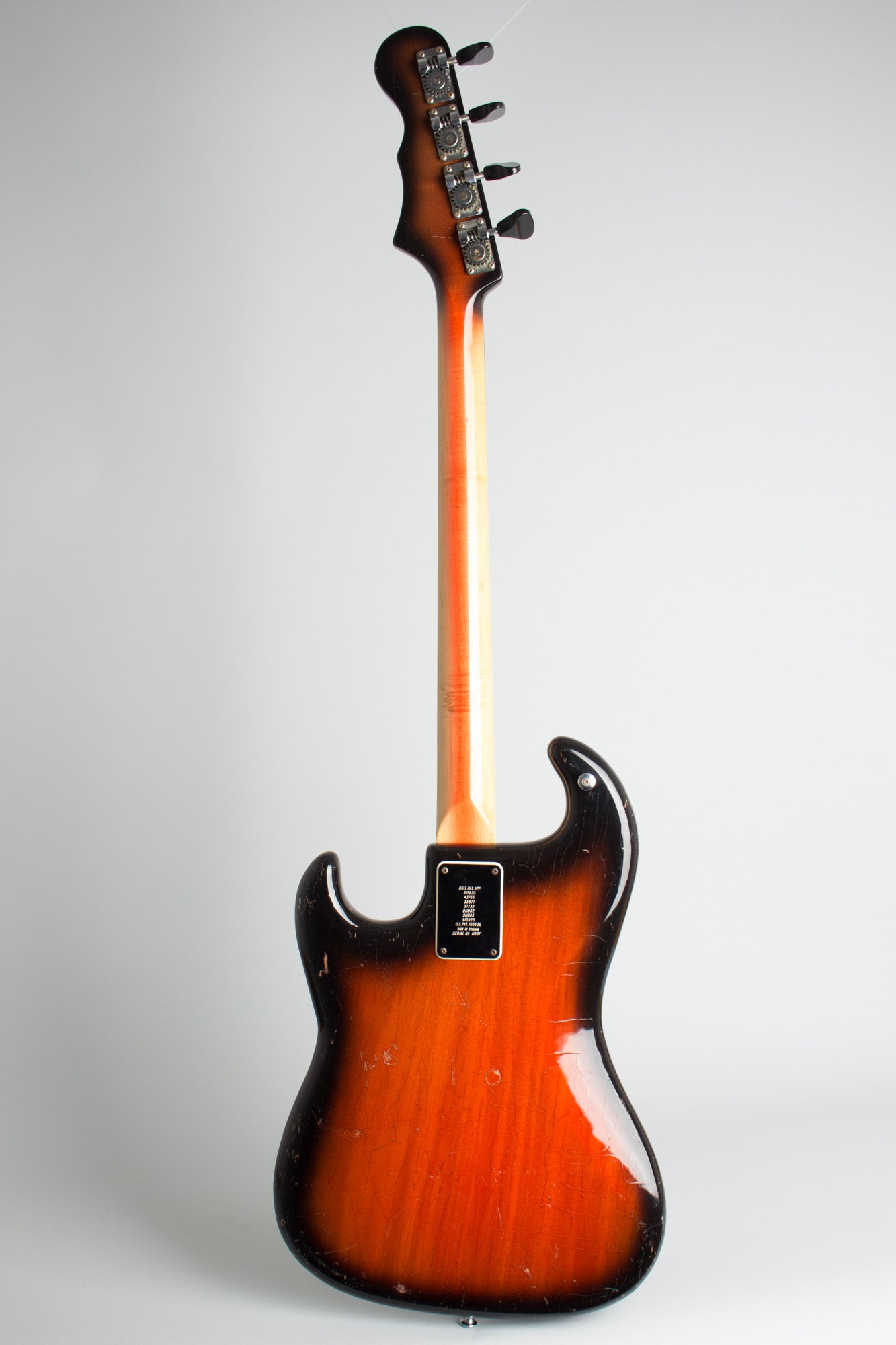 Burns Jazz Bass Solid Body Electric Bass Guitar (1965)