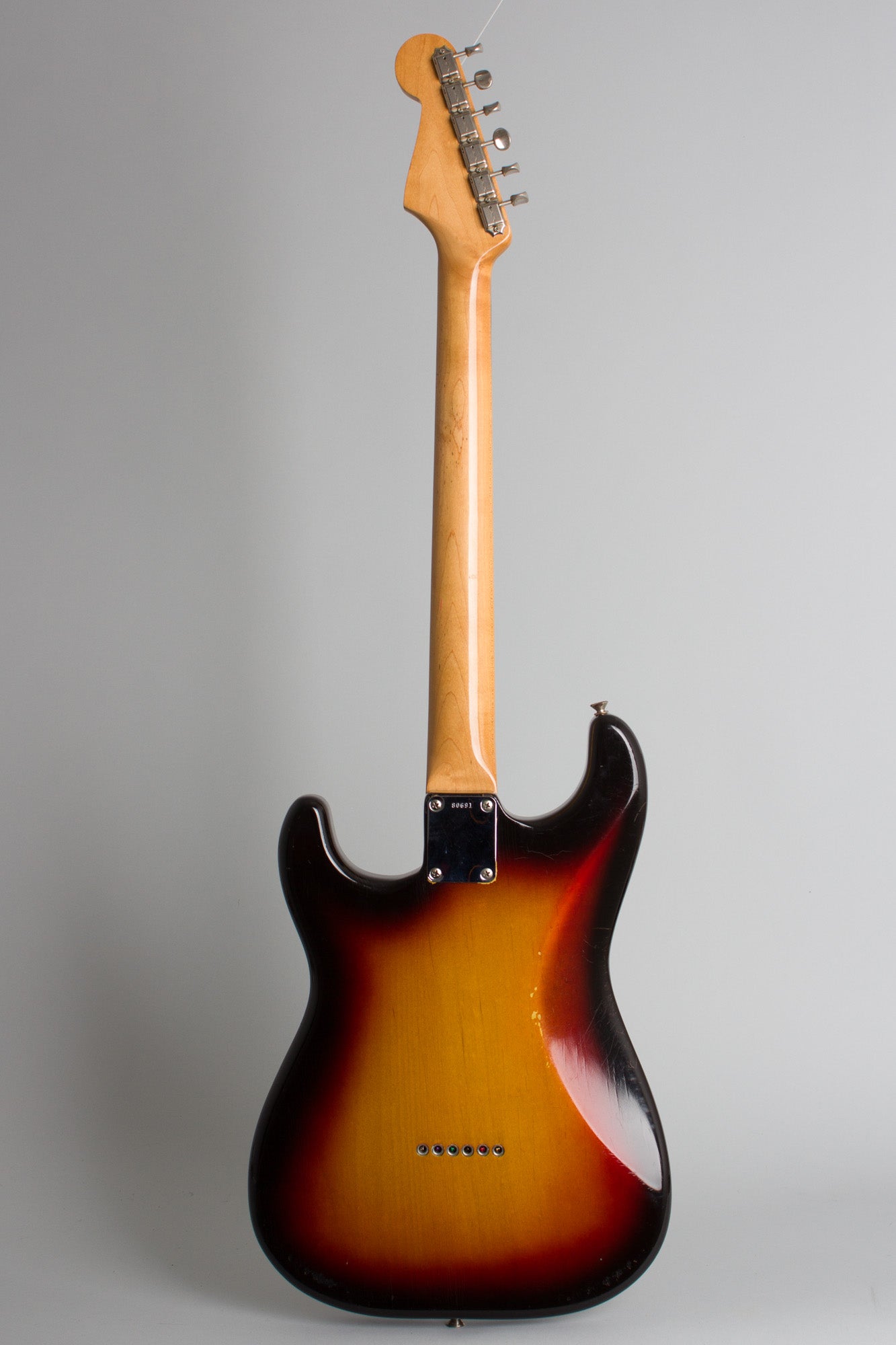 Fender Stratocaster Non-Tremolo Solid Body Electric Guitar (1962)
