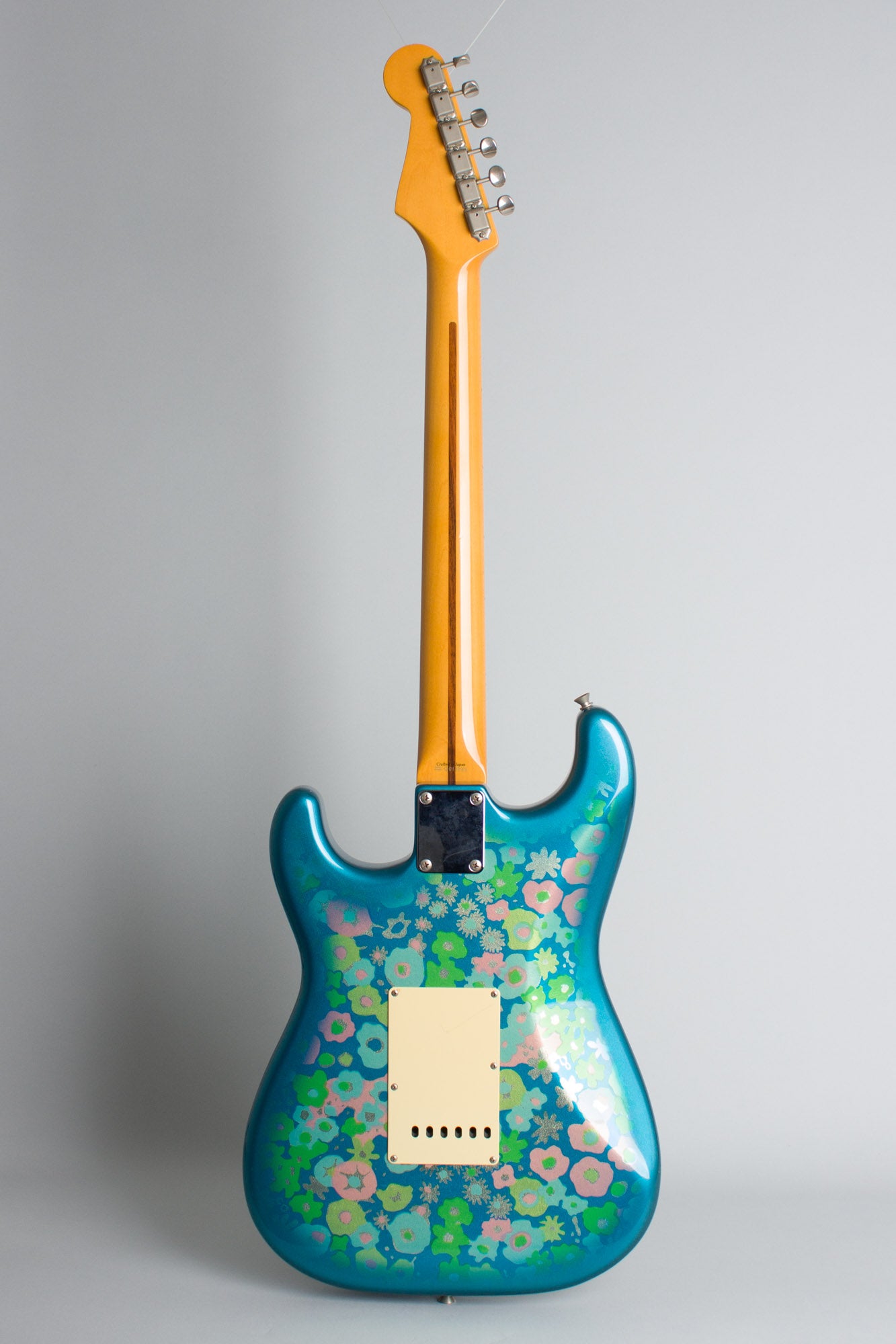 Fender Blue Floral Stratocaster Solid Body Electric Guitar (2002)