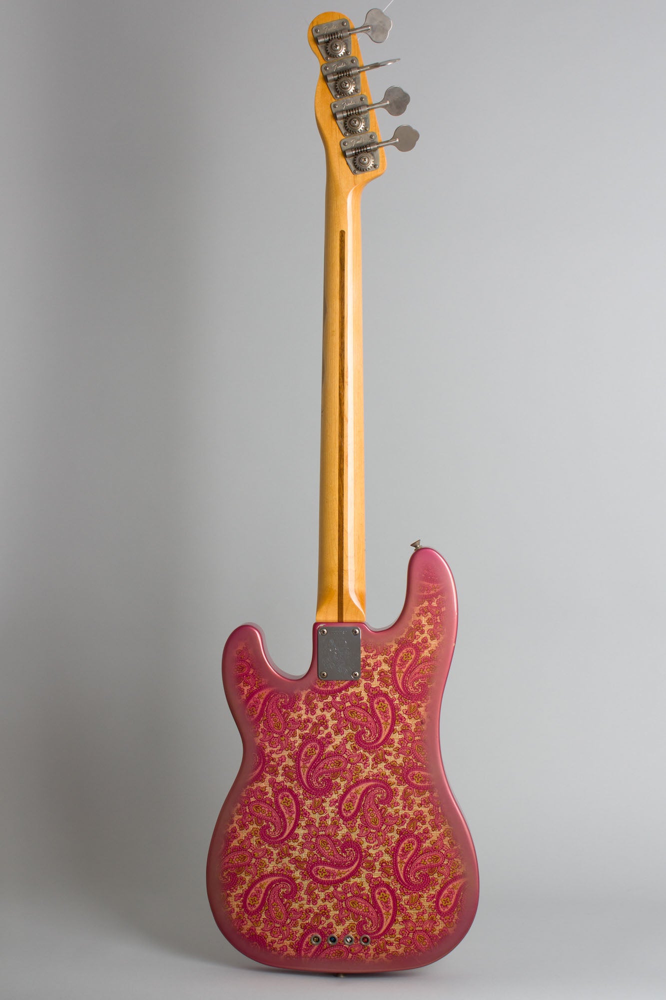 Fender Telecaster Bass Pink Paisley Solid Body Electric Bass Guitar (1968)