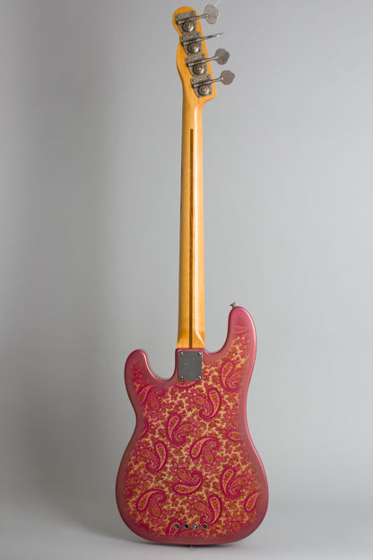 Fender Telecaster Bass Pink Paisley Solid Body Electric Bass Guitar (1968)