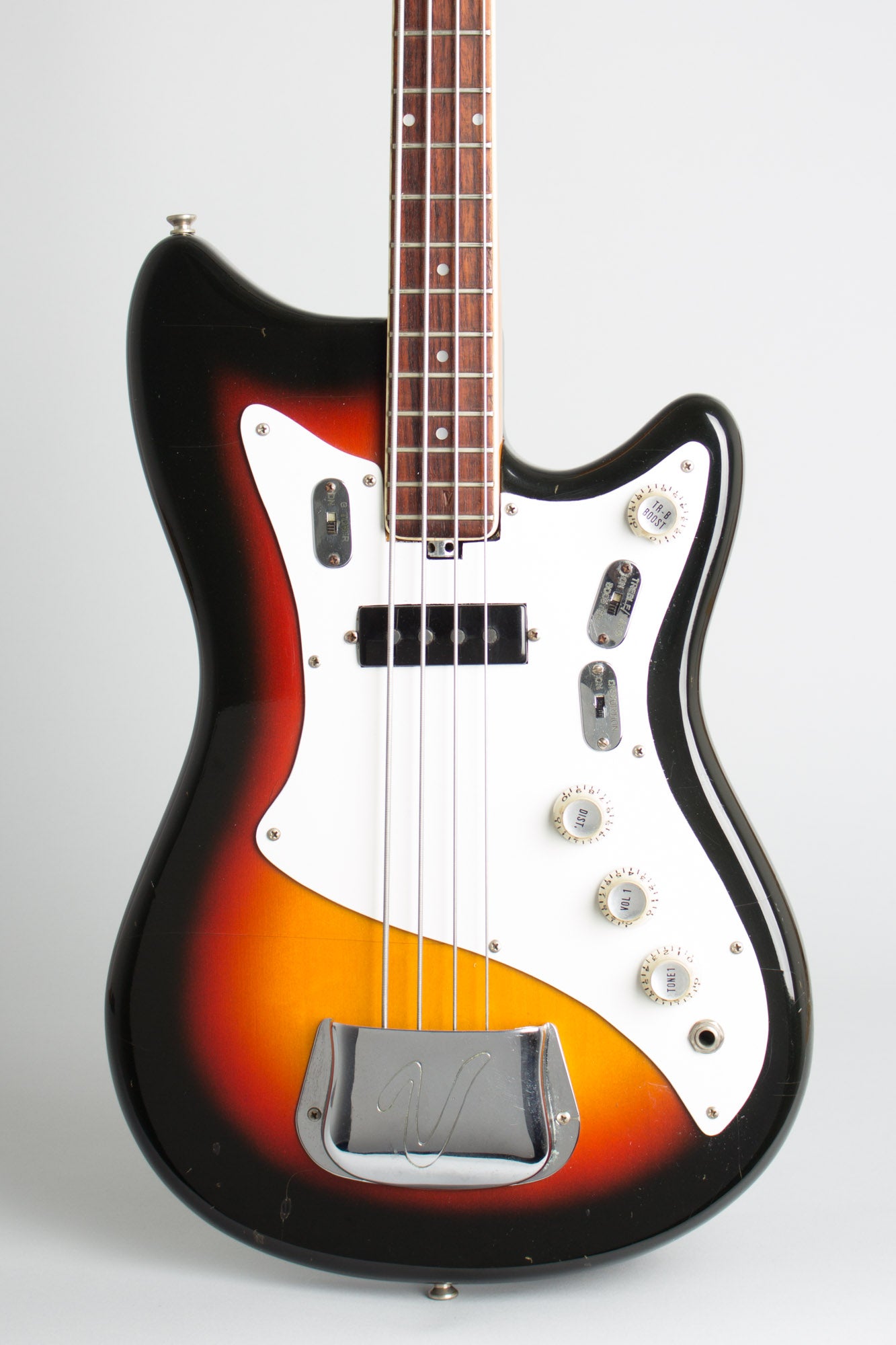 Vox Hawk IV Solid Body Electric Bass Guitar (1968)