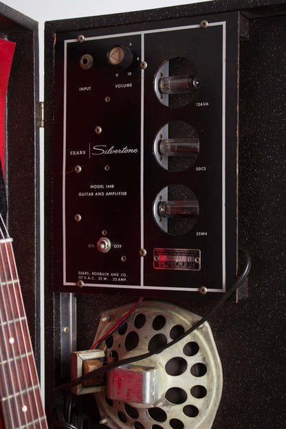 Danelectro Silvertone Model 1448 Amp-In-Case Set Semi-Hollow Electric Guitar (1963)