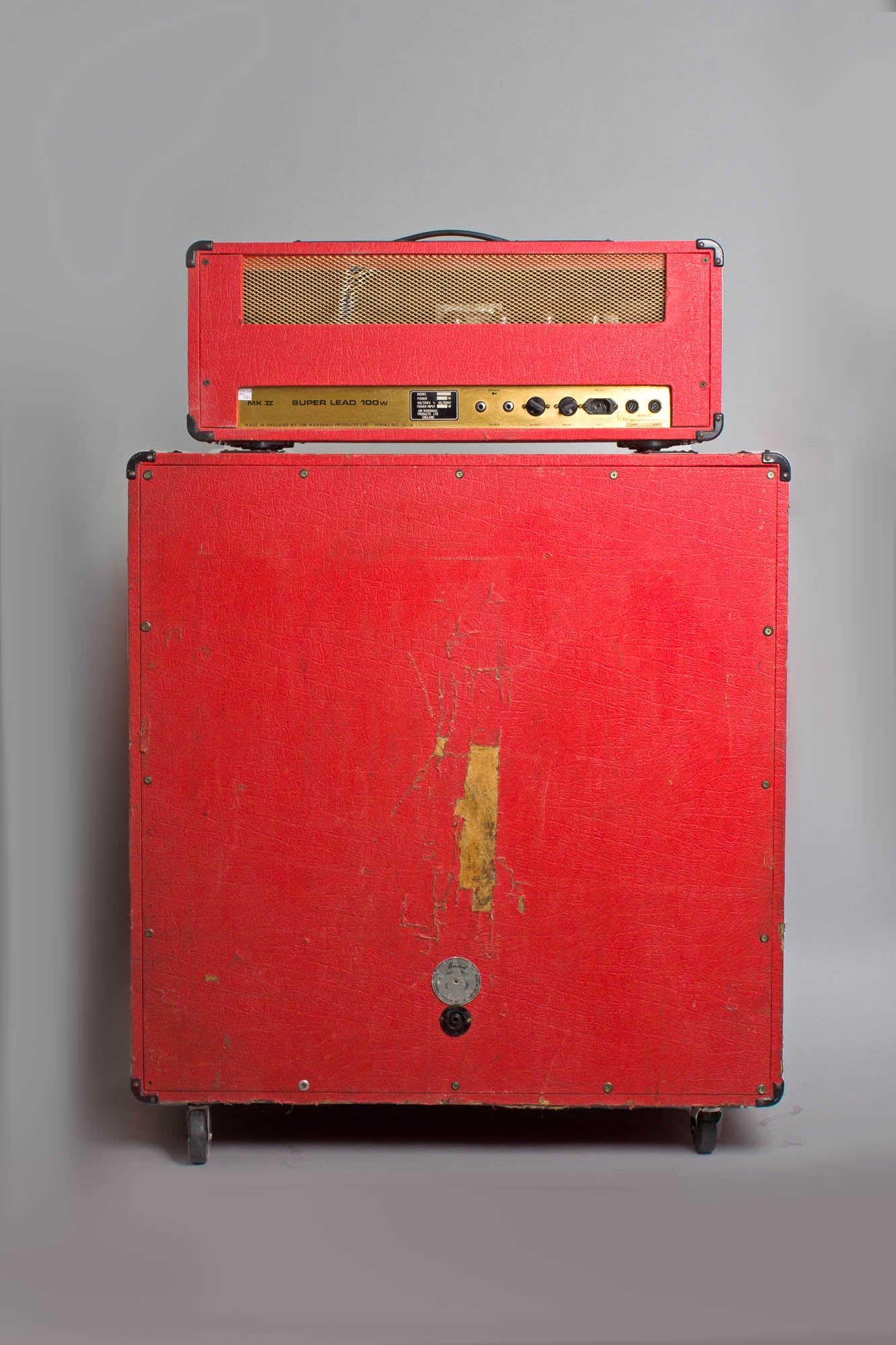Marshall JMP Model 1959 Super Lead 100 Watt Mk II Tube Half Stack Amplifier (1977)