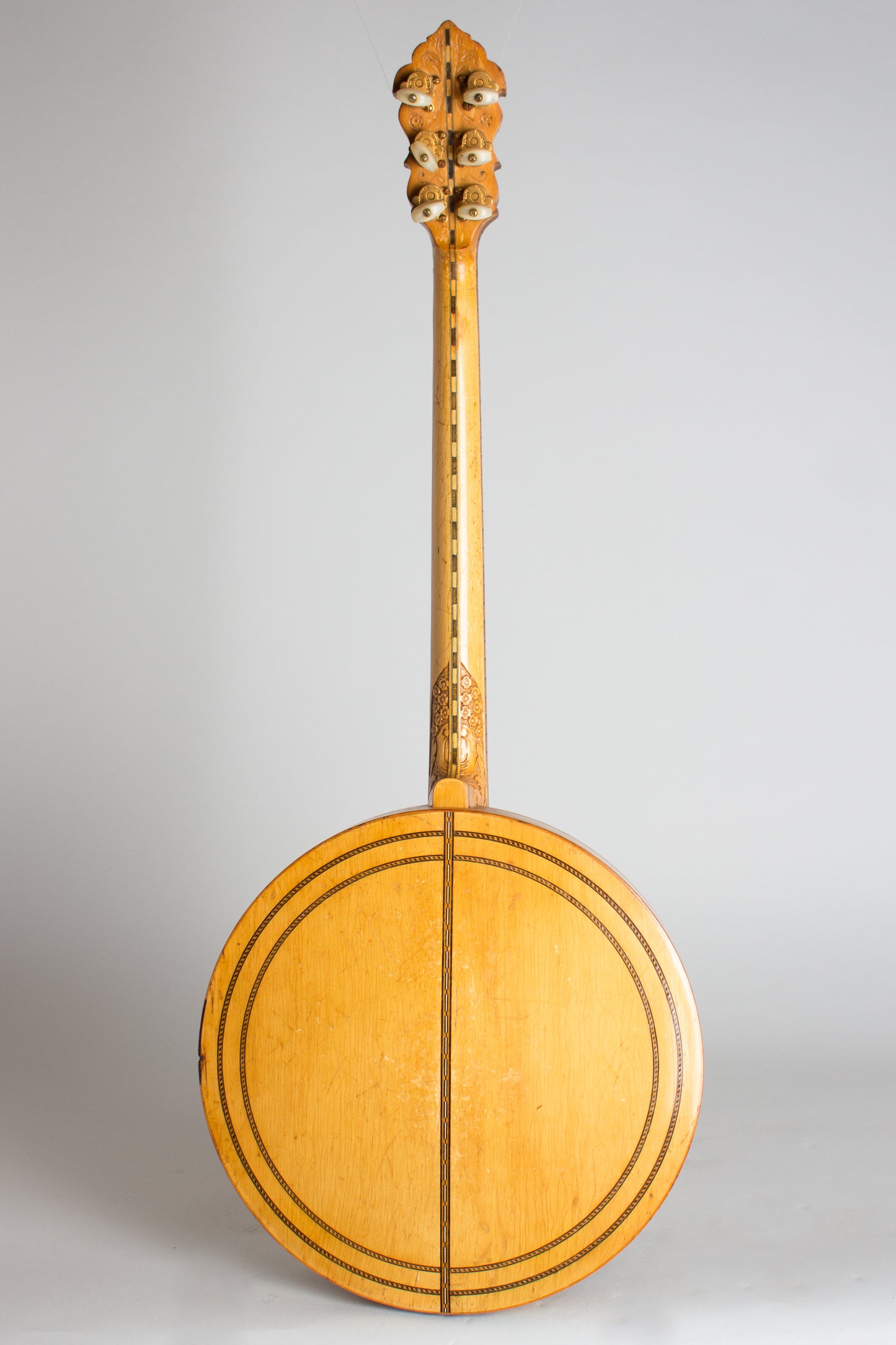 Paramount Tenor Harp Style E Wood Top Banjo (1924)