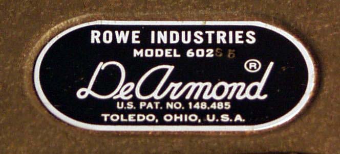 DeArmond Model 602-S6 Volume Pedal Effect