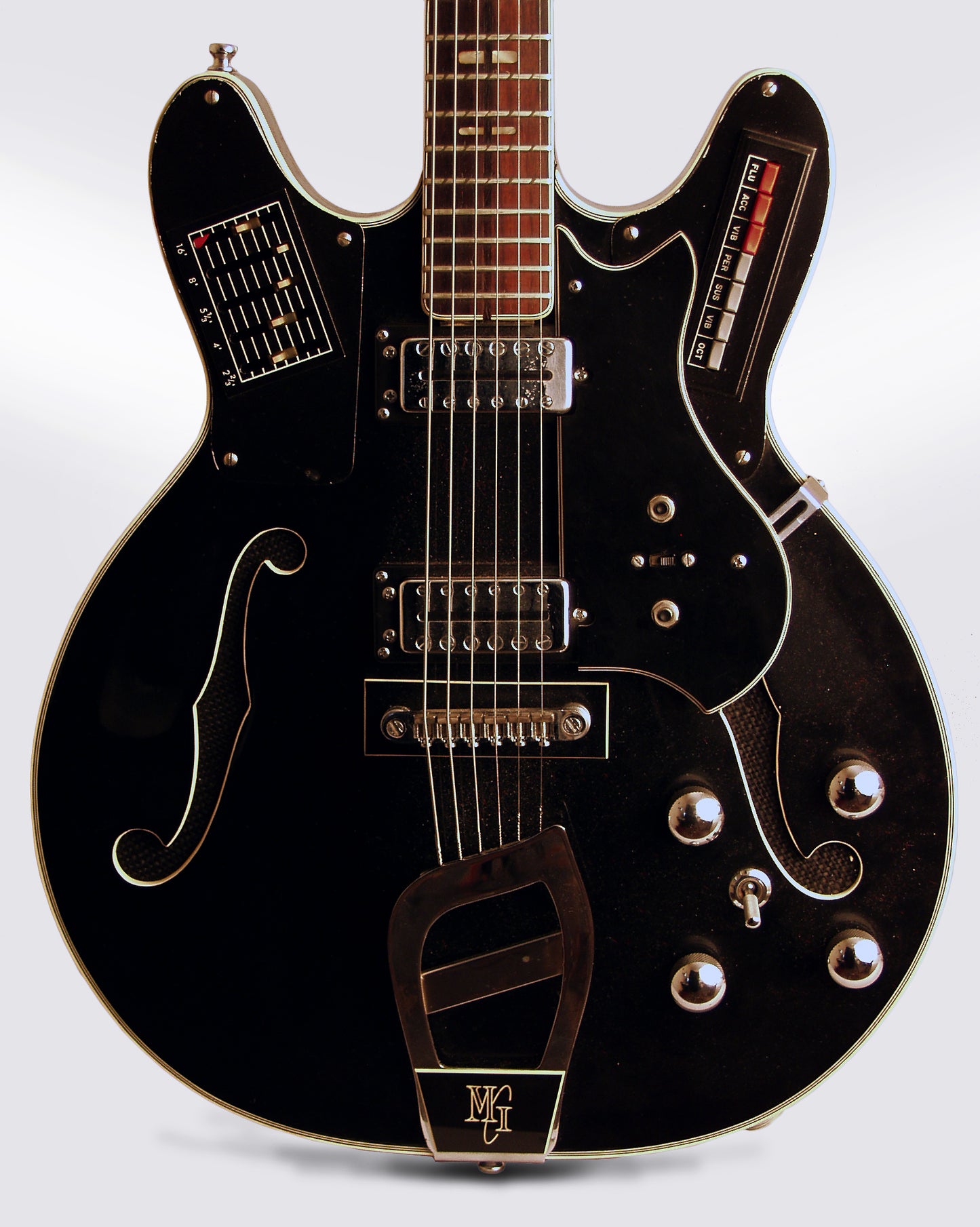 MCI Guitorgan B300 Arch Top Semi-Hollow Body Electric Guitar (1972)