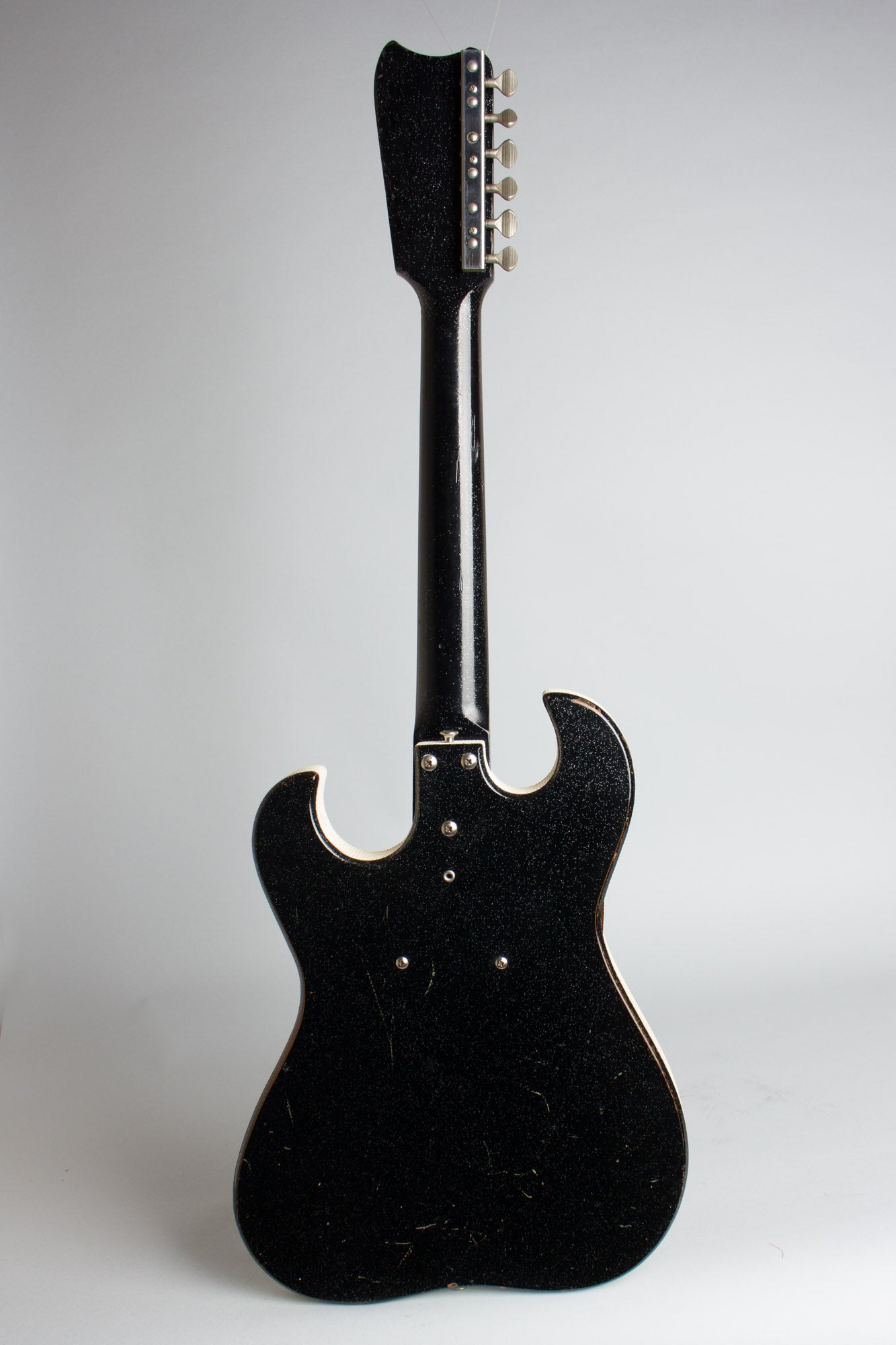 Danelectro Silvertone Model 1448 Semi-Hollow Body Electric Guitar (1965)