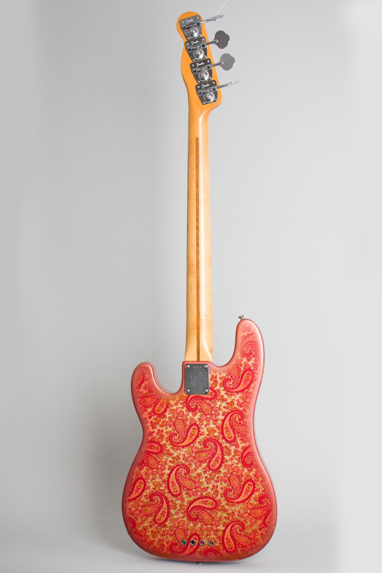 Fender Telecaster Bass Pink Paisley Solid Body Electric Bass Guitar (1968)