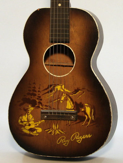 Roy Rogers Cowboy Flat Top Acoustic Guitar (1954)