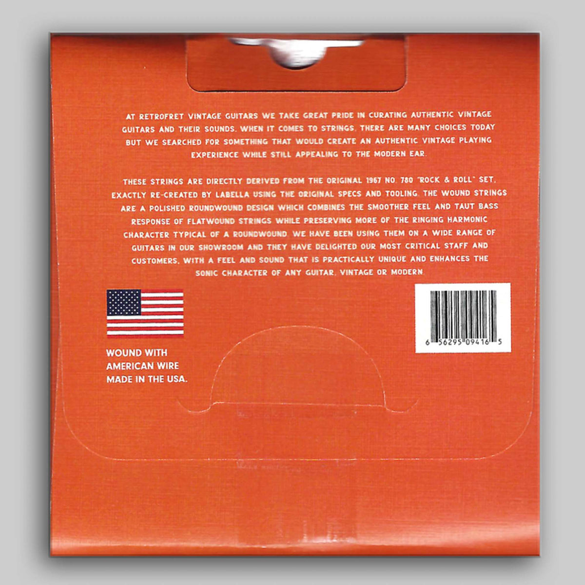 LaBella Retrofret RetroSet Strings by LaBella,11's Polished Stainless Steel Round wound guitar