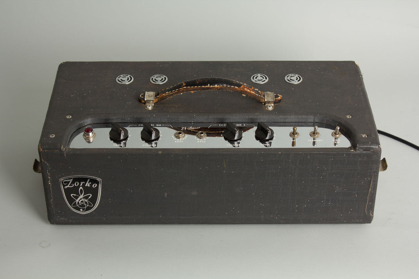 Zorko El Basso Model 1030 Piggyback Tube Amplifier (1961)