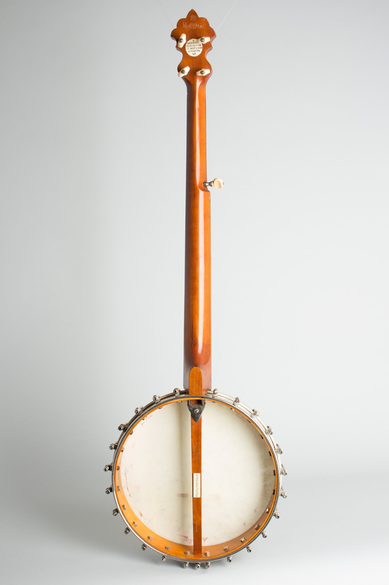 S. S. Stewart S& B Monogram The Amateur Grade 2 5 String Banjo (1905)