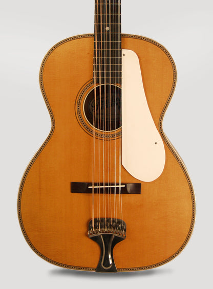 Fraulini Francesca Leadbelly Model 12 String Flat Top Acoustic Guitar (2014)