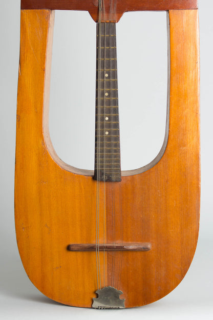 Joe Wright Folk Art Lyre Flat Top Mandolin