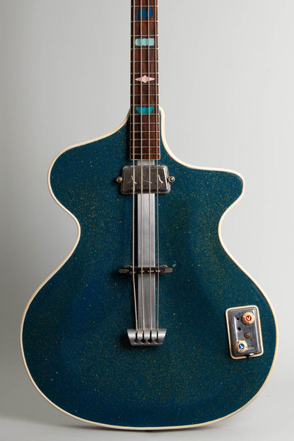Wandre Waid Bass Semi-Hollow Body Electric Bass Guitar (1962)