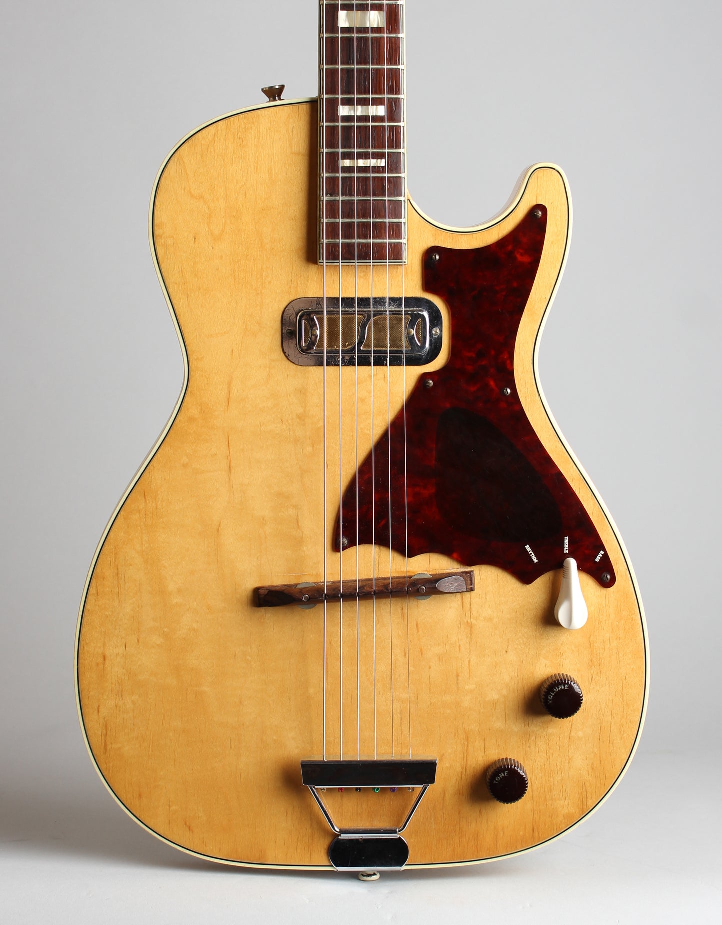 Harmony Stratotone Mercury H-48 Semi-Hollow Body Electric Guitar (1959)