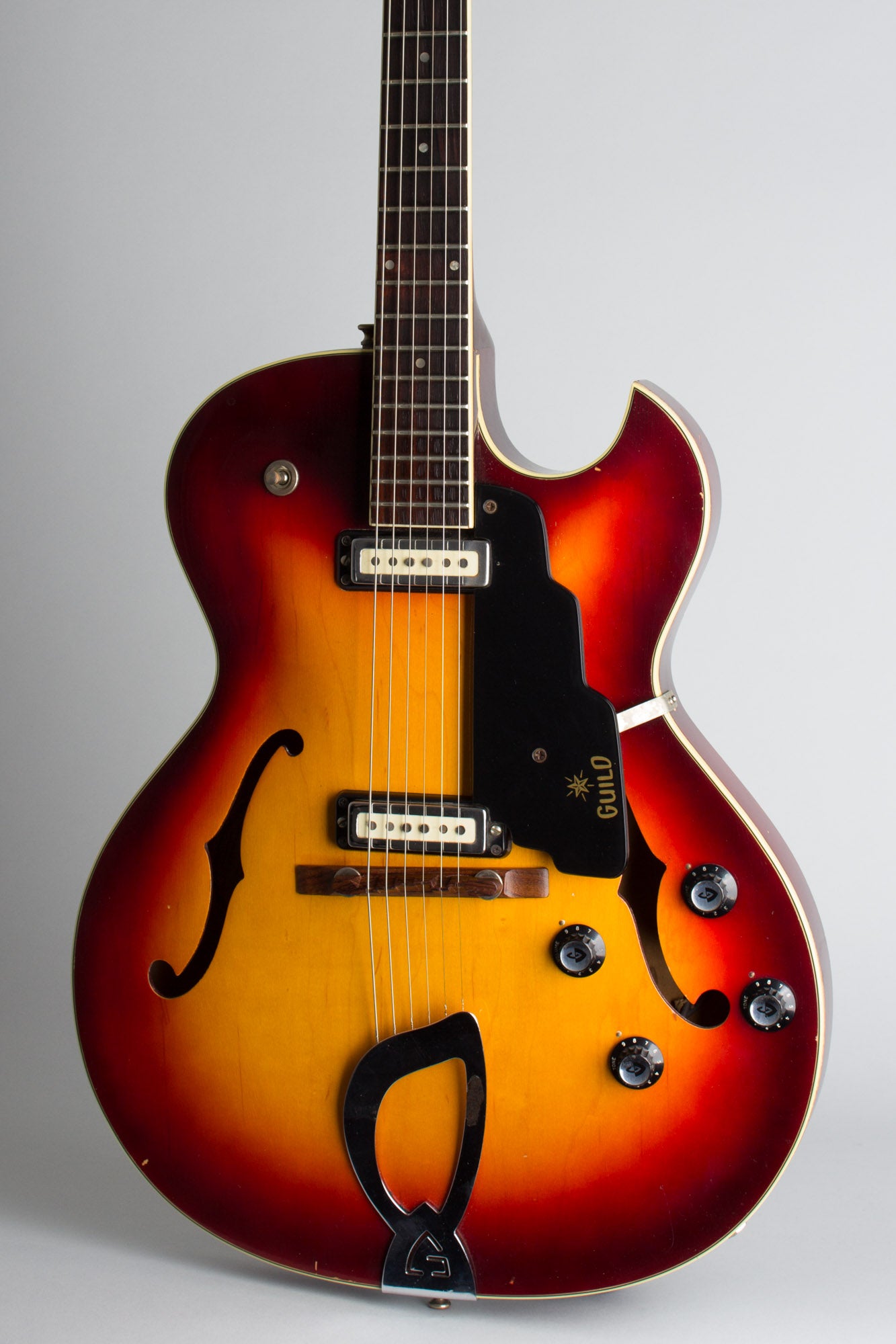 Guild T-100D Thinline Hollow Body Electric Guitar (1965)