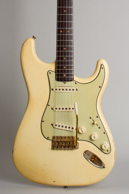 Fender Stratocaster with Gold Hardware Solid Body Electric Guitar (1964)