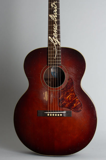 Harmony Supertone Gene Autry Round Up Flat Top Acoustic Guitar (1940)