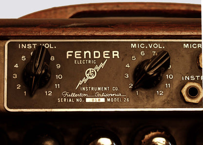 Fender Model 26 ""Woodie"" Tube Guitar Amplifier (1946)