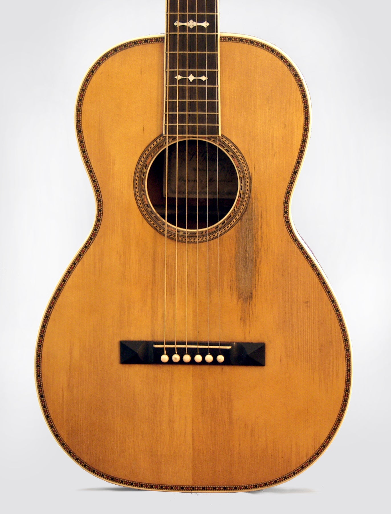 A. Galiano Concert Size Flat Top Acoustic Guitar (1914)