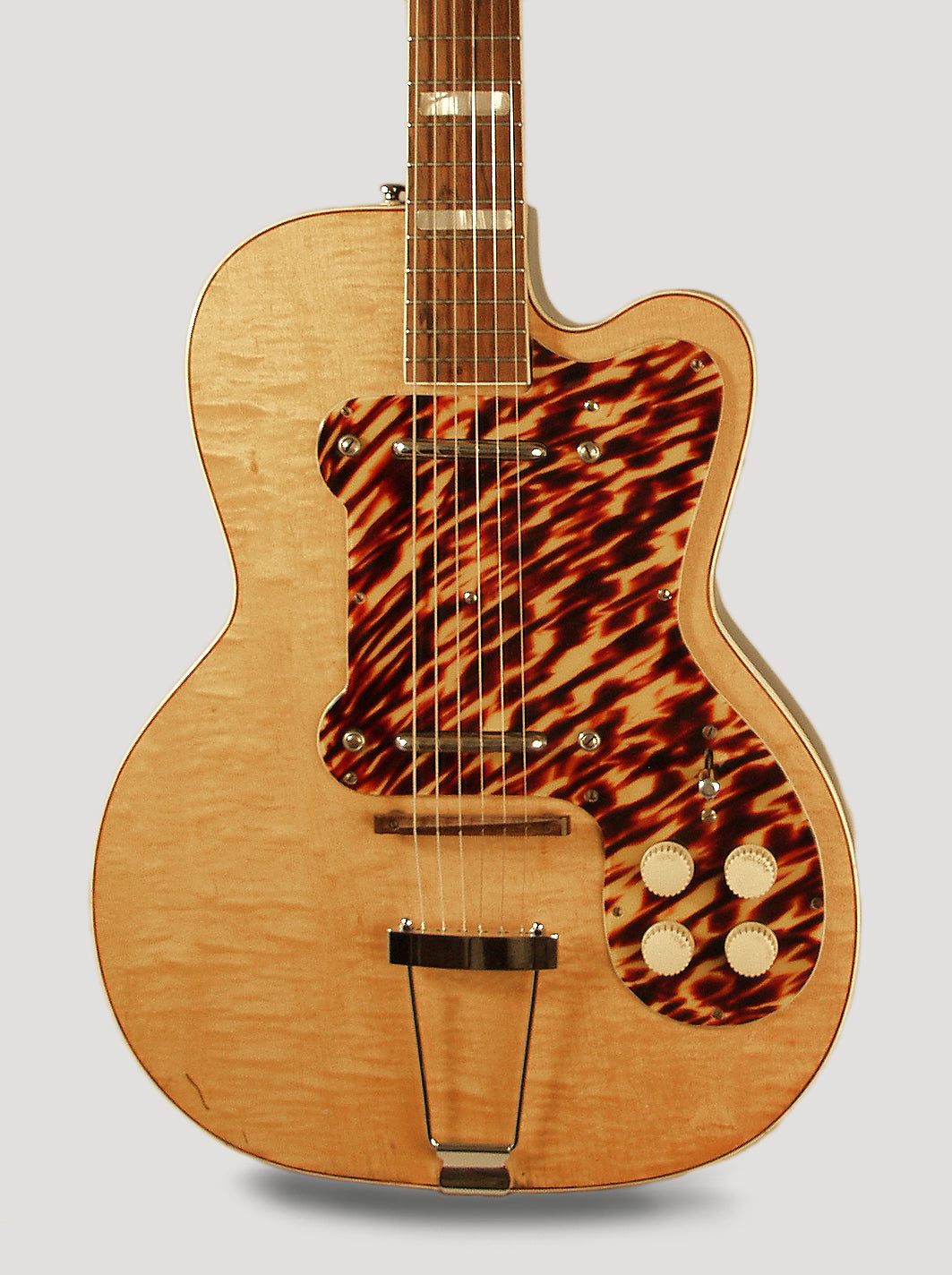 Kay K-161 Thin Twin Semi-Hollow Body Electric Guitar (Early 1950's)