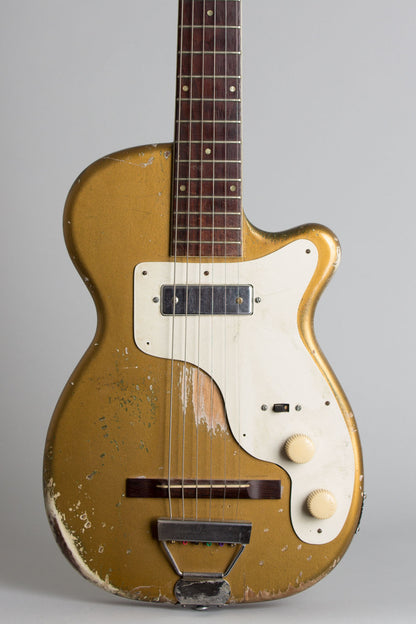 Harmony H-44 Stratotone, previously owned by Marc Ribot Solid Body Electric Guitar (1957)
