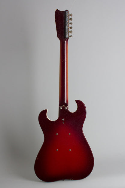 Danelectro Silvertone Model 1457 Amp-In-Case Semi-Hollow Body Electric Guitar (1965)
