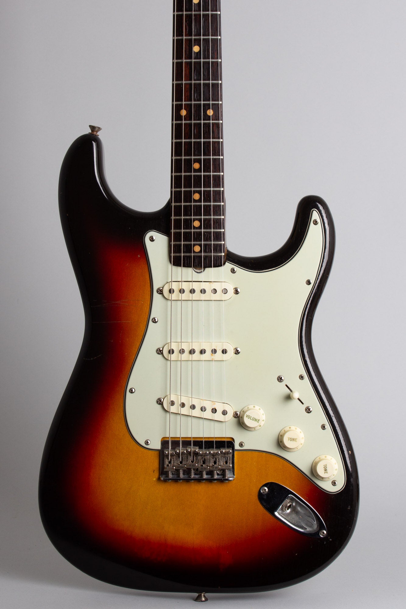 Fender Stratocaster Non-Tremolo Solid Body Electric Guitar (1962)