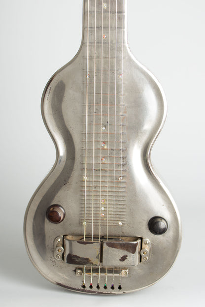 Rickenbacker Silver Hawaiian Lap Steel Electric Guitar (1938)