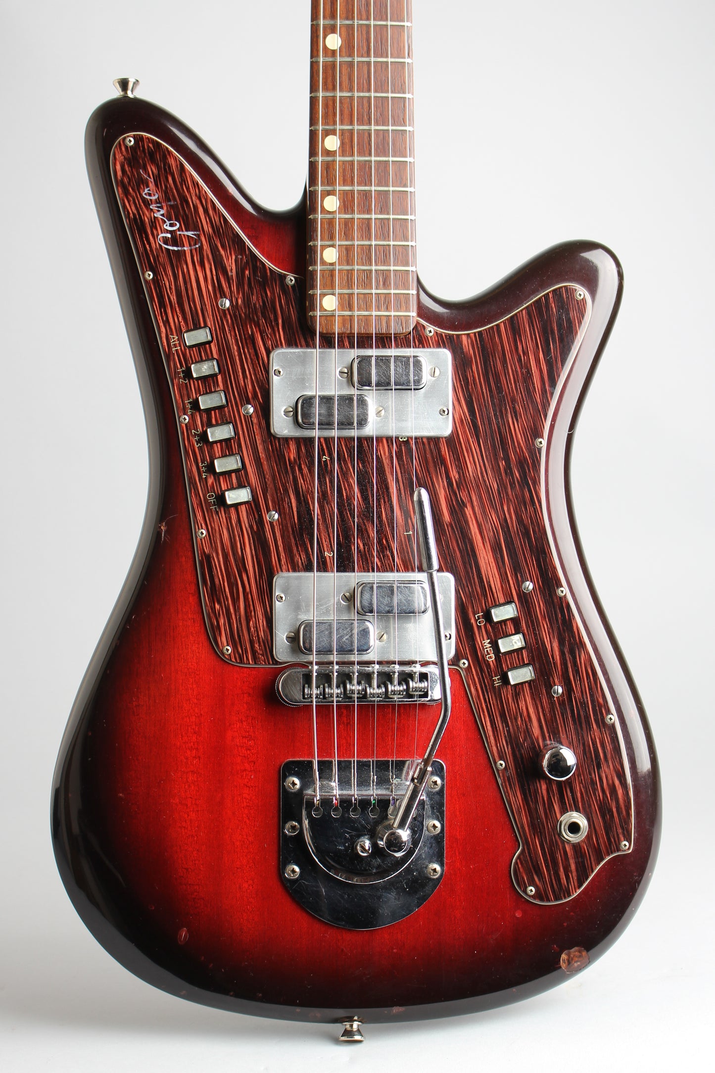 Goya Rangemaster Model 113SB Solid Body Electric Guitar (1966)