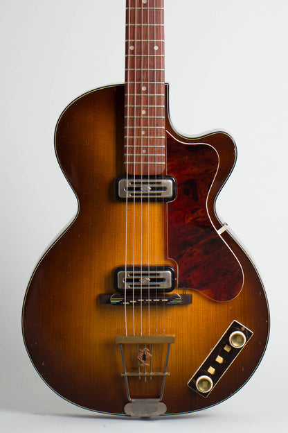 Hofner Club 50 Arch Top Hollow Body Electric Guitar (1960)