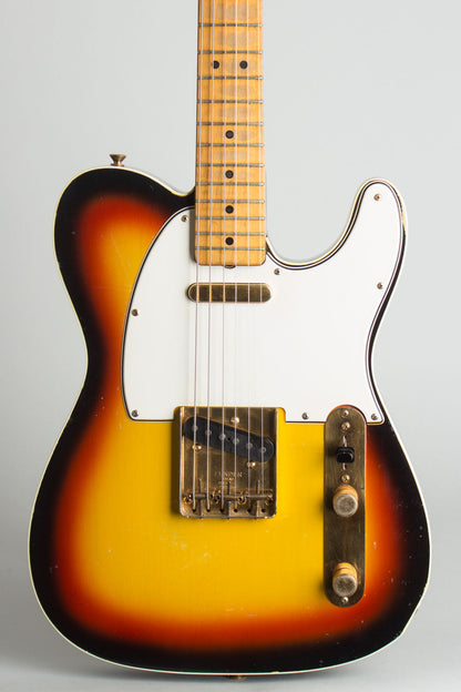 Fender Telecaster Custom with Gold Hardware Solid Body Electric Guitar (1966)