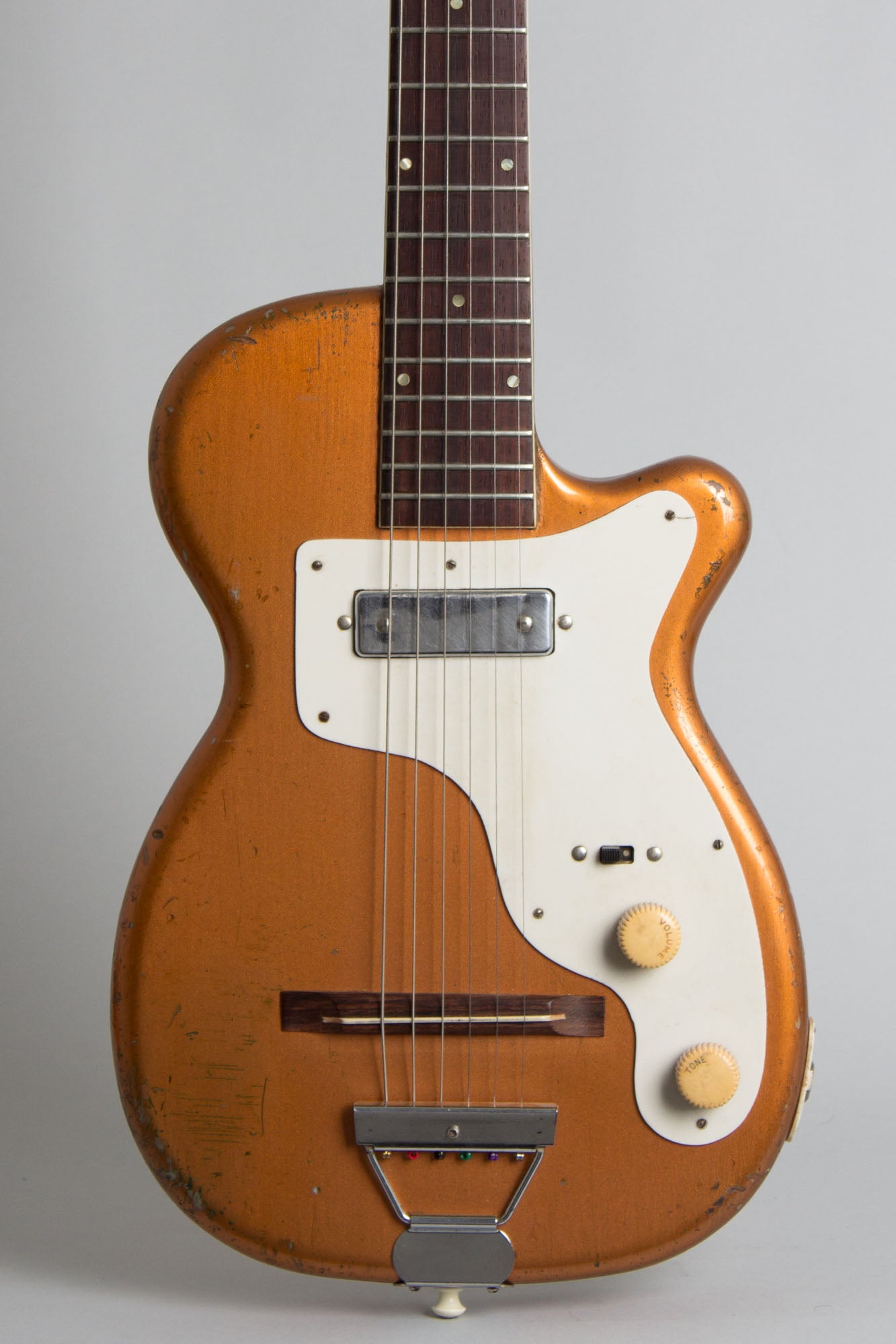 Harmony H-44 Stratotone Solid Body Electric Guitar (1955)