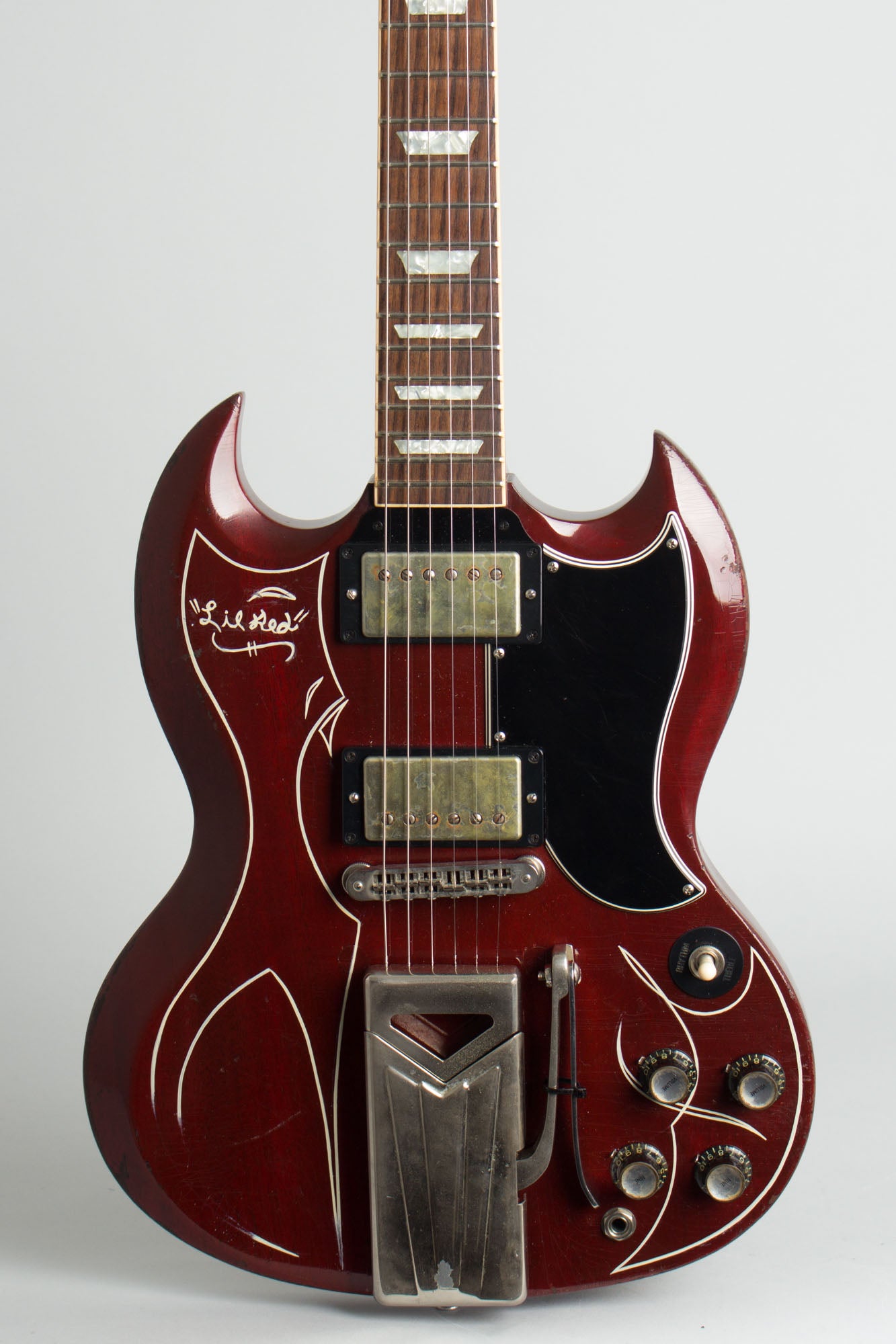 Gibson SG/Les Paul Standard Custom Billy Gibbons Lil' Red Replica Solid Body Electric Guitar (2005)