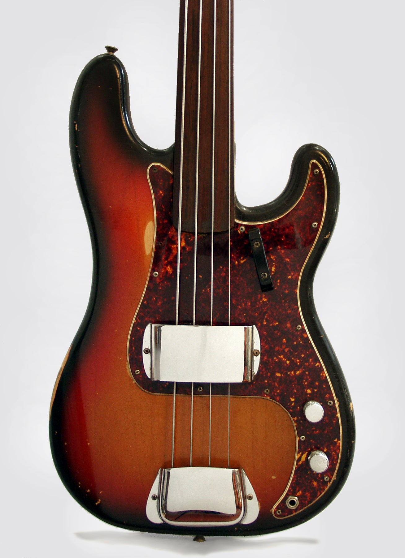Fender Precision Fretless Solid Body Electric Bass Guitar (1970)