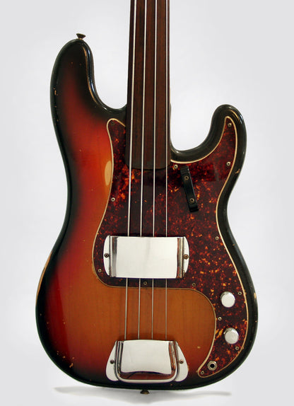 Fender Precision Fretless Solid Body Electric Bass Guitar (1970)