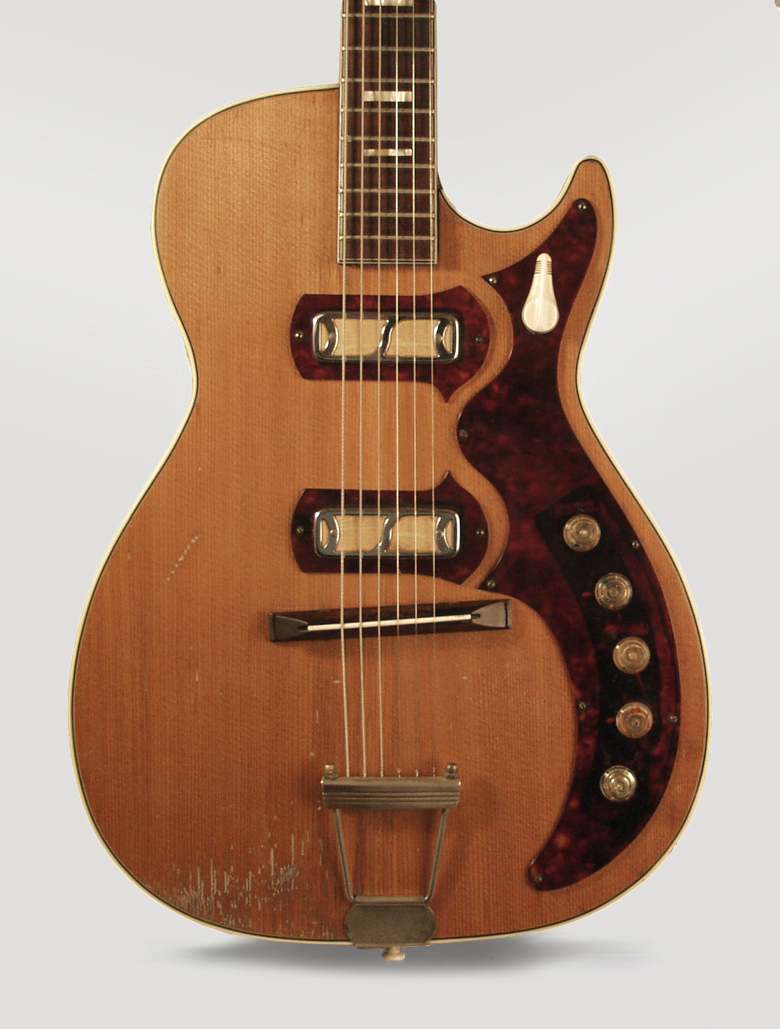 Harmony Stratotone Jupiter H-49 Semi-Hollow Body Electric Guitar (1959)