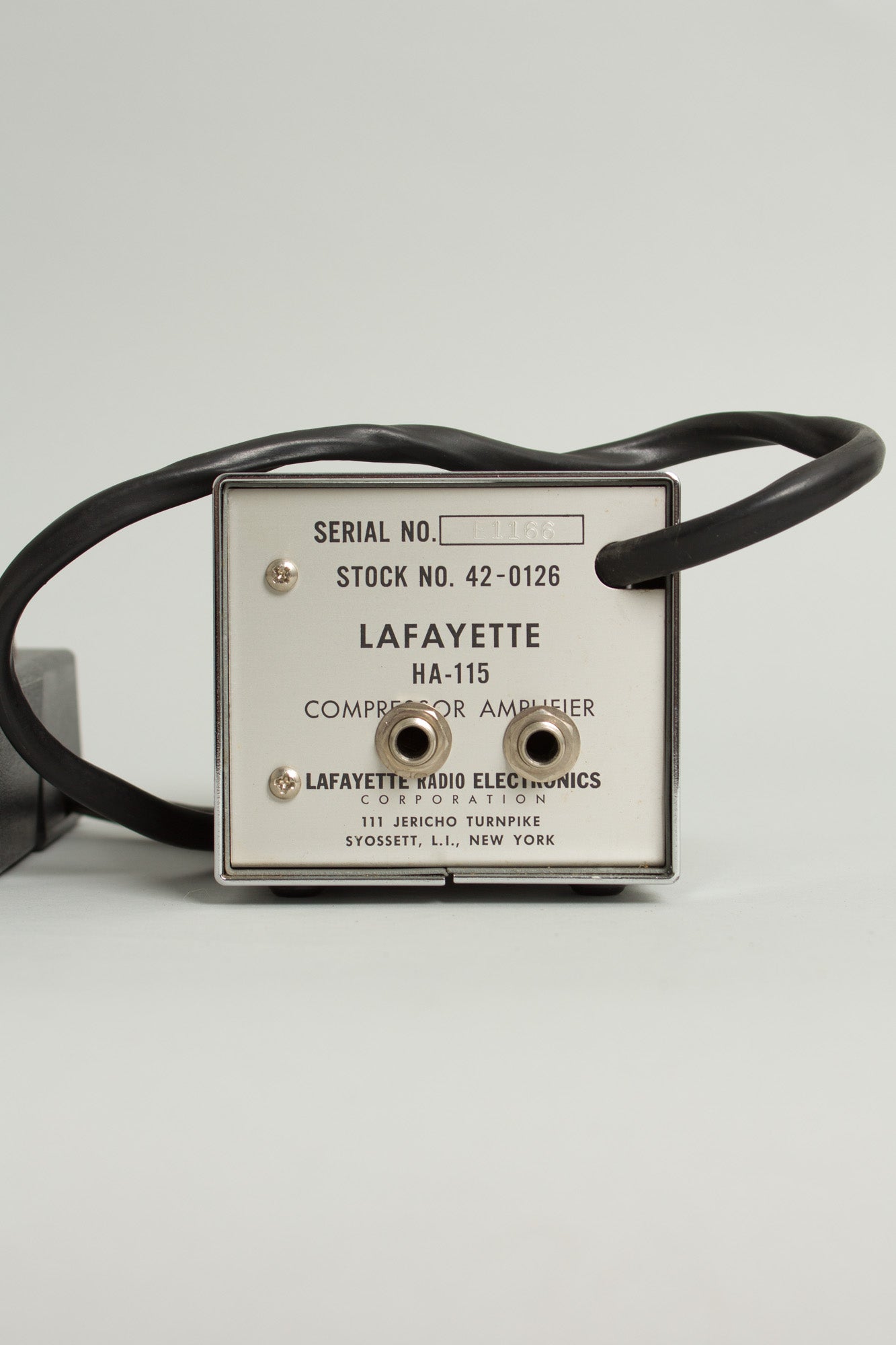 Lafayette HA-115 Custom Modified for Tom Verlaine Amplifier Compressor Effect (1960)