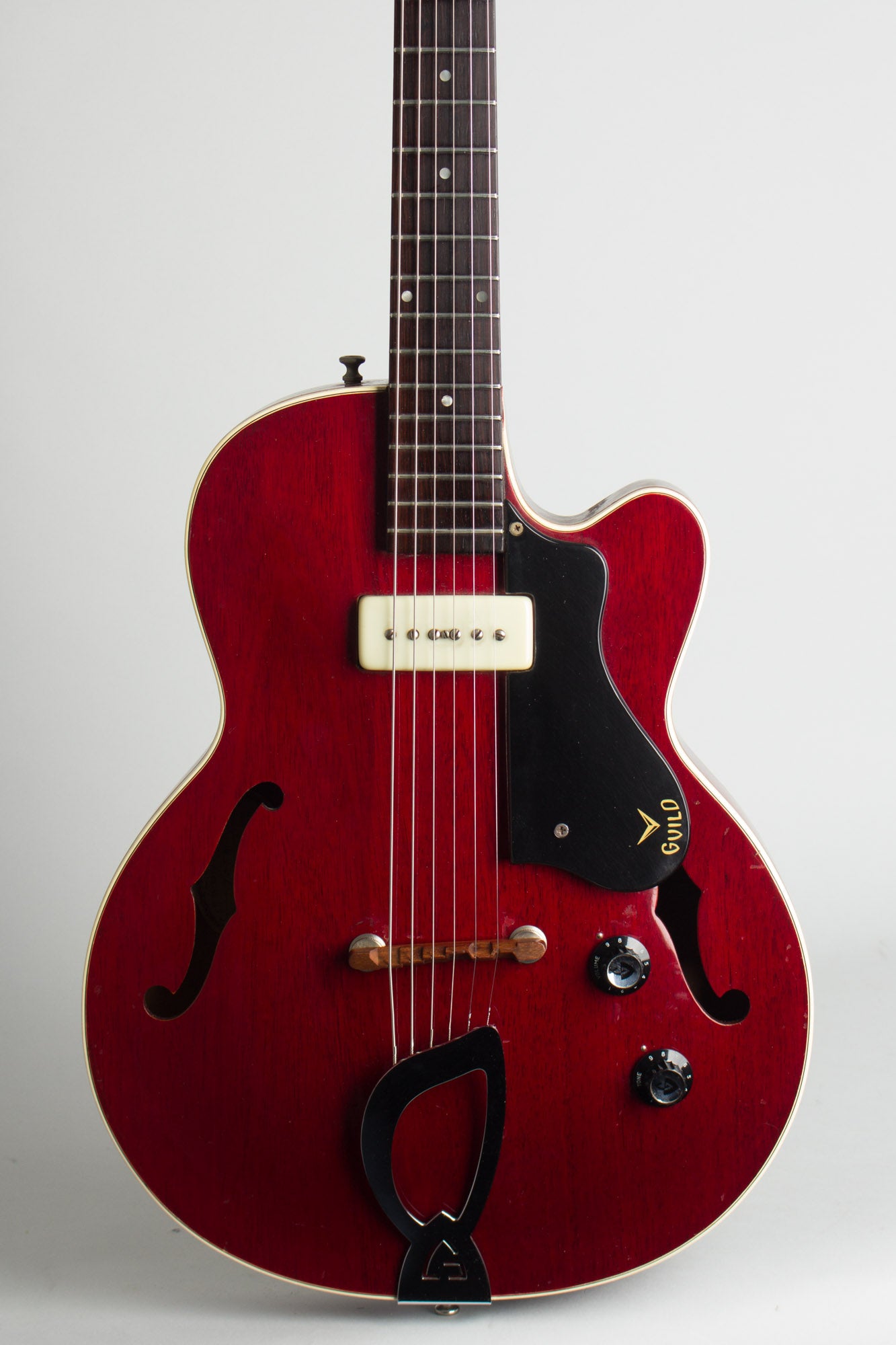 Guild M-65 Freshman Owned and Used by Elliott Sharp Thinline Hollow Body Electric Guitar (1962)