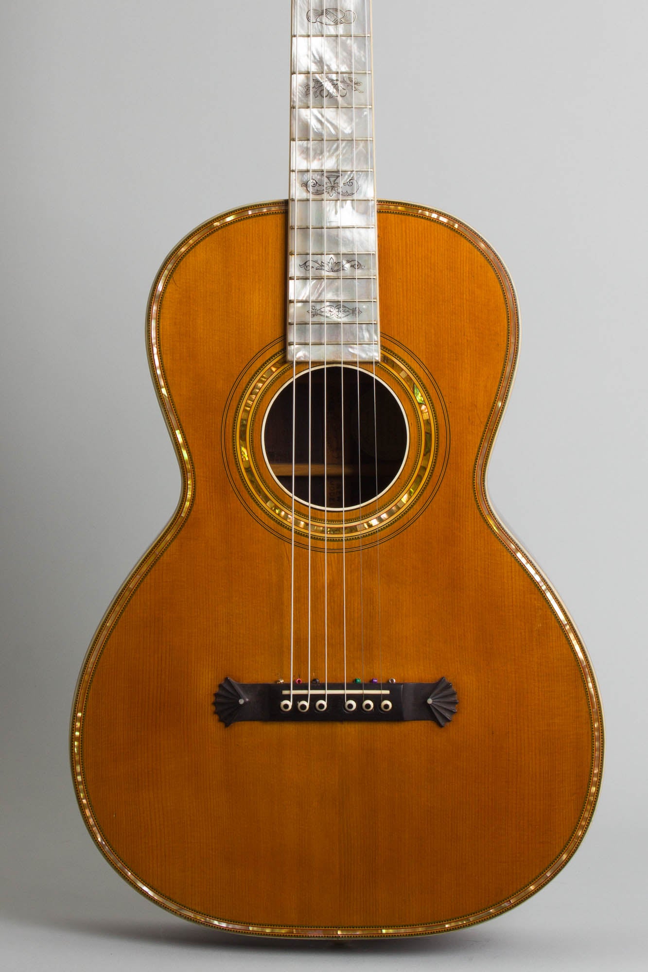 Washburn Style 388 Flat Top Acoustic Guitar (1900)