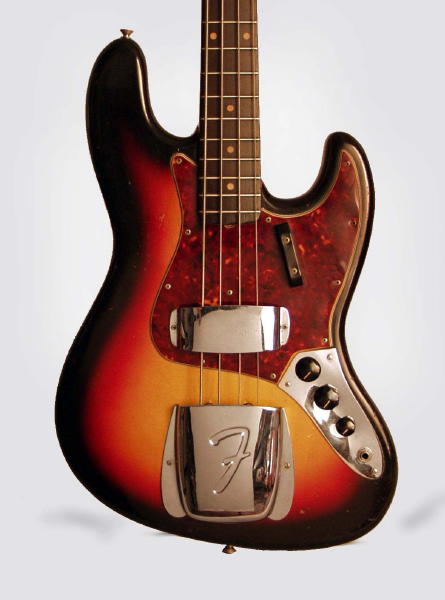 Fender Jazz Bass Solid Body Electric Bass Guitar (1962)