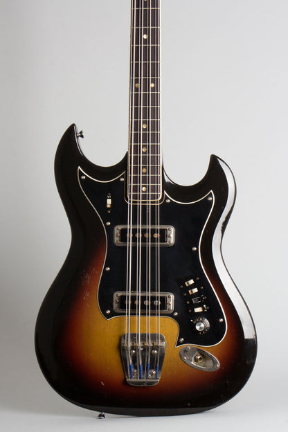 Hagstrom 8-String Bass H-8 Solid Body Electric Bass Guitar (1968)