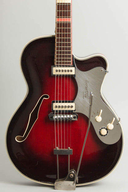 Framus Grand Star Black Rose Model 5/125 Arch Top Hollow Body Electric Guitar (1962)