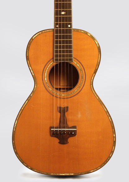 Harmony Supertone ""Airplane Bridge"" Deluxe Flat Top Acoustic Guitar (1929)