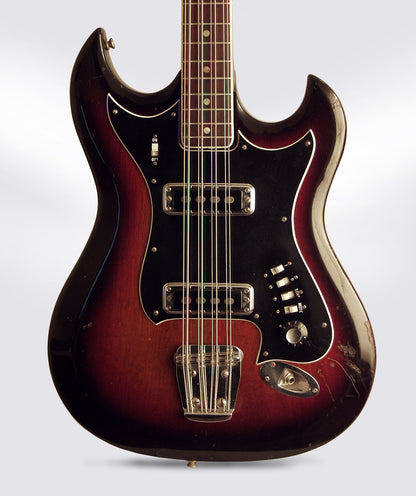 Hagstrom 8-String Bass H-8 Solid Body Electric Bass Guitar (1968)