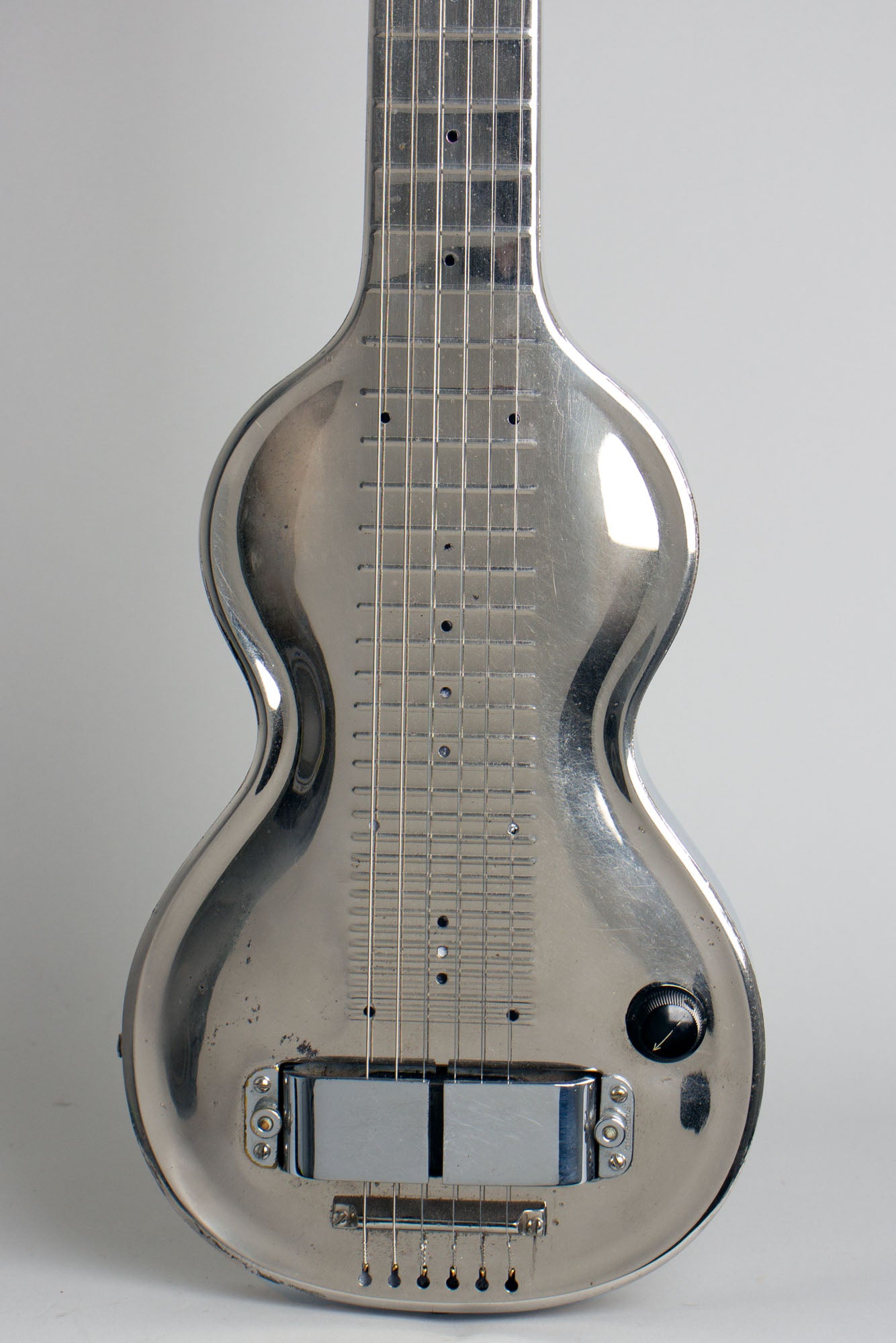 Rickenbacker Silver Hawaiian Lap Steel Electric Guitar (1937)