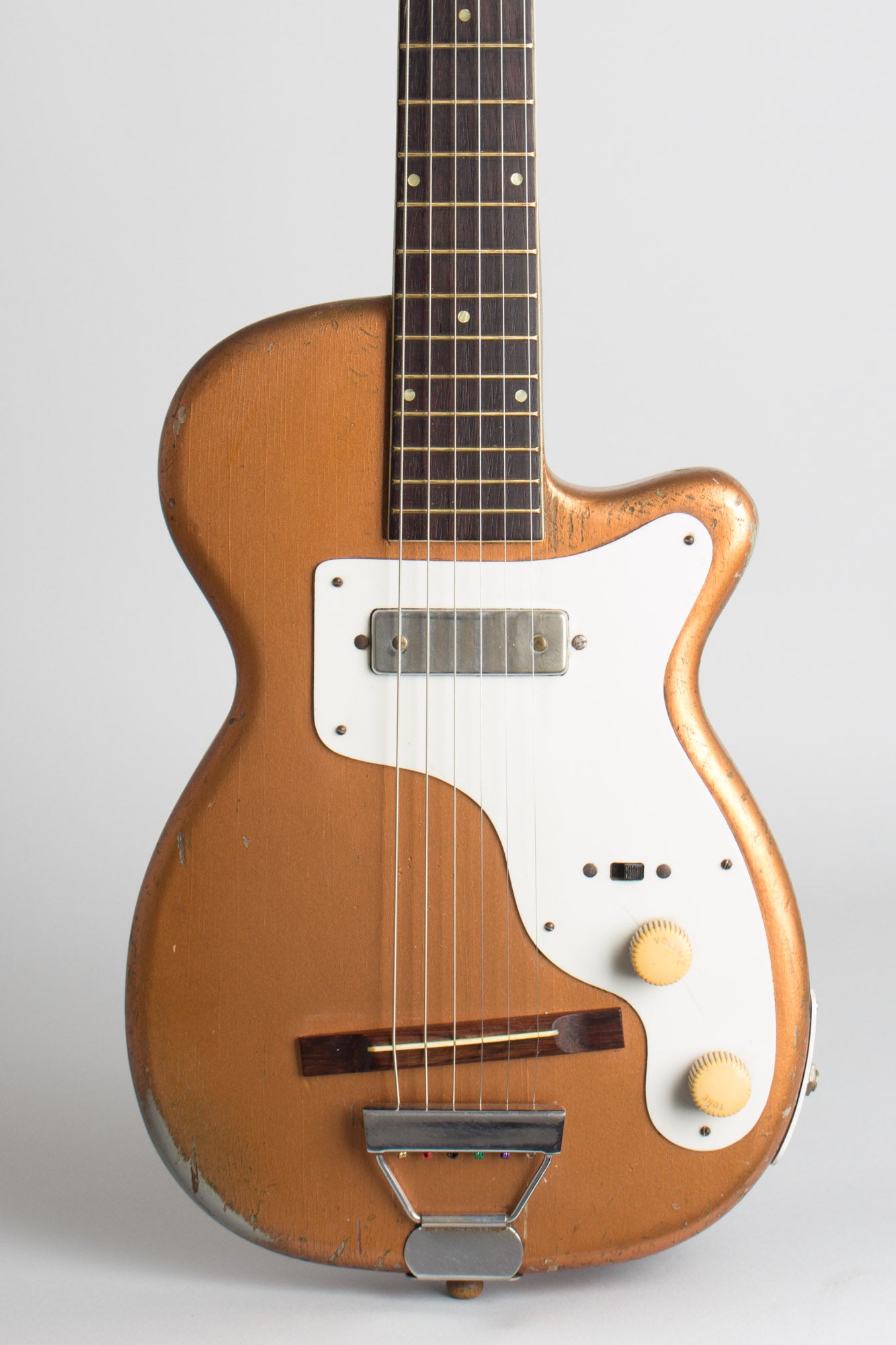 Harmony H-44 Stratotone Solid Body Electric Guitar (1953)