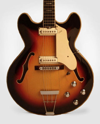 Vox Super Lynx Thinline Hollow Body Electric Guitar (1966)